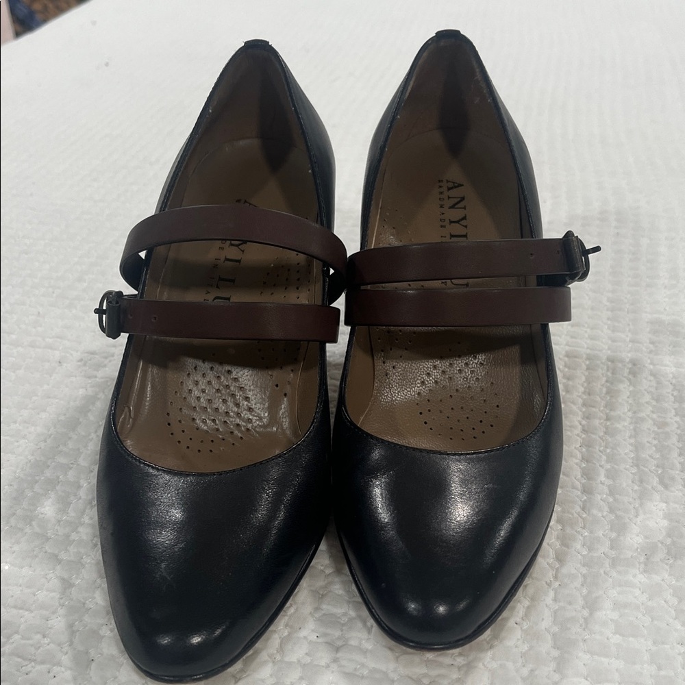 ANYI LU Handmade Italy Removable Strap Leather 35